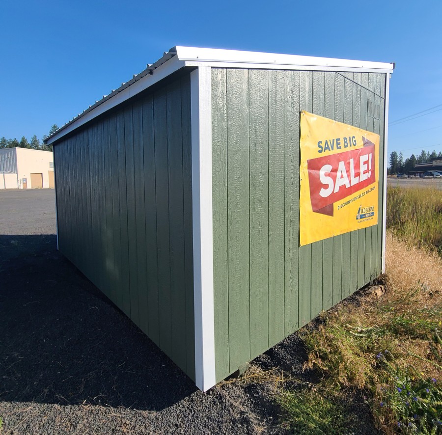 Studio Single Slope - 10x16 w/ Transom Windows image 15