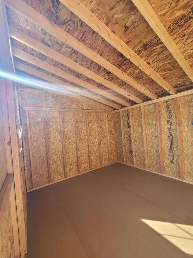 Studio Single Slope - 10x16 w/ Transom Windows image 17