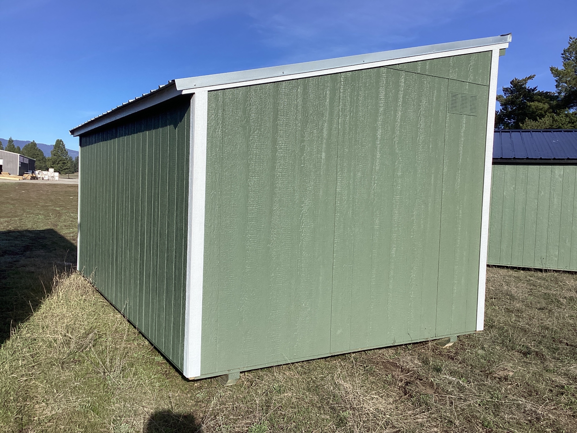 Studio Single Slope - 10x16 w/ Transom Windows image 21