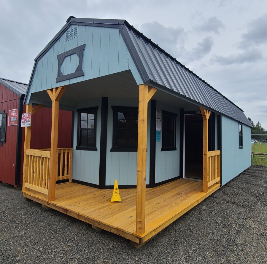 Lofted Barn Deluxe Playhouse – 12×32 w/ Porch! image 3