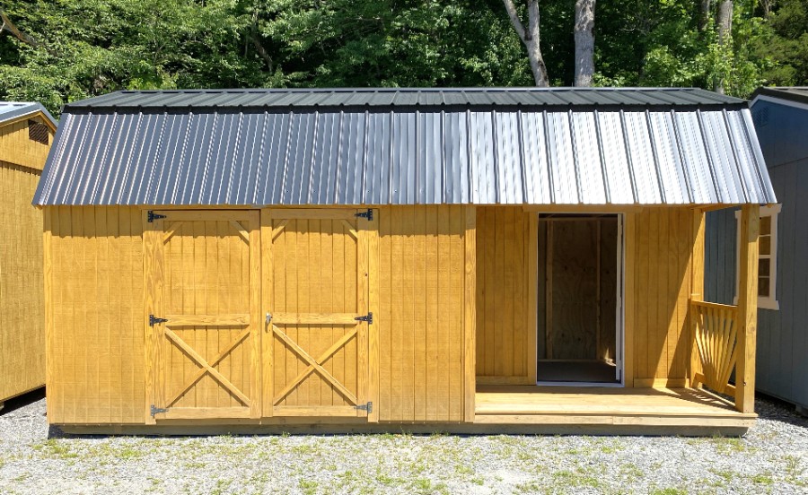 Lofted Barn Side Porch - 10x20