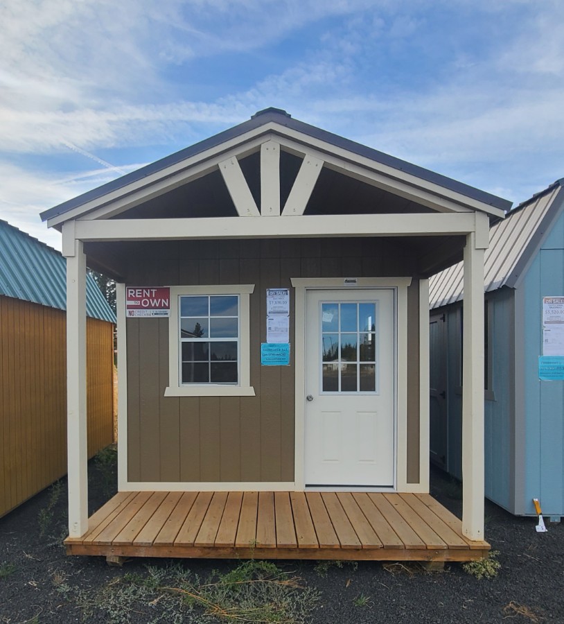Utility Playhouse - 10x20 Vaulted Gable Porch! Unique style!