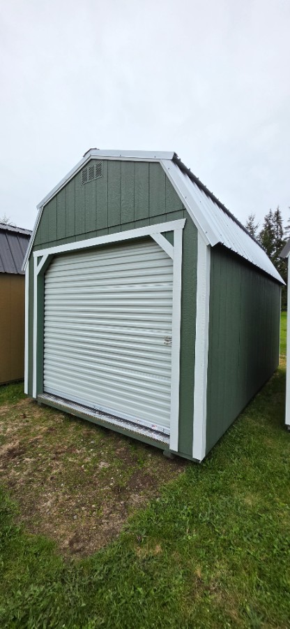 Lofted Barn 8' Garage - 10x16 image 3
