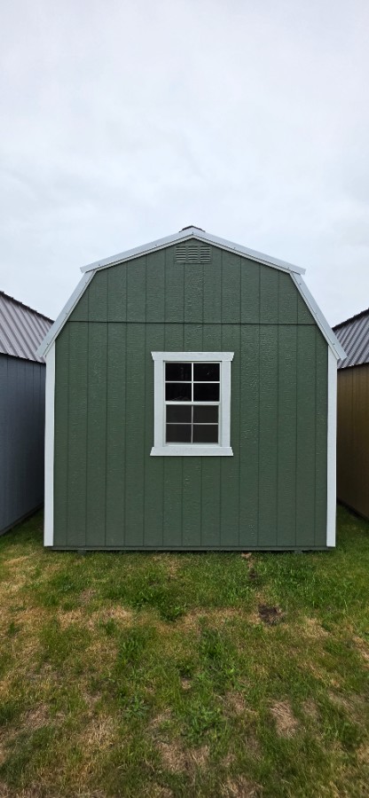 Lofted Barn 8' Garage - 10x16 image 4