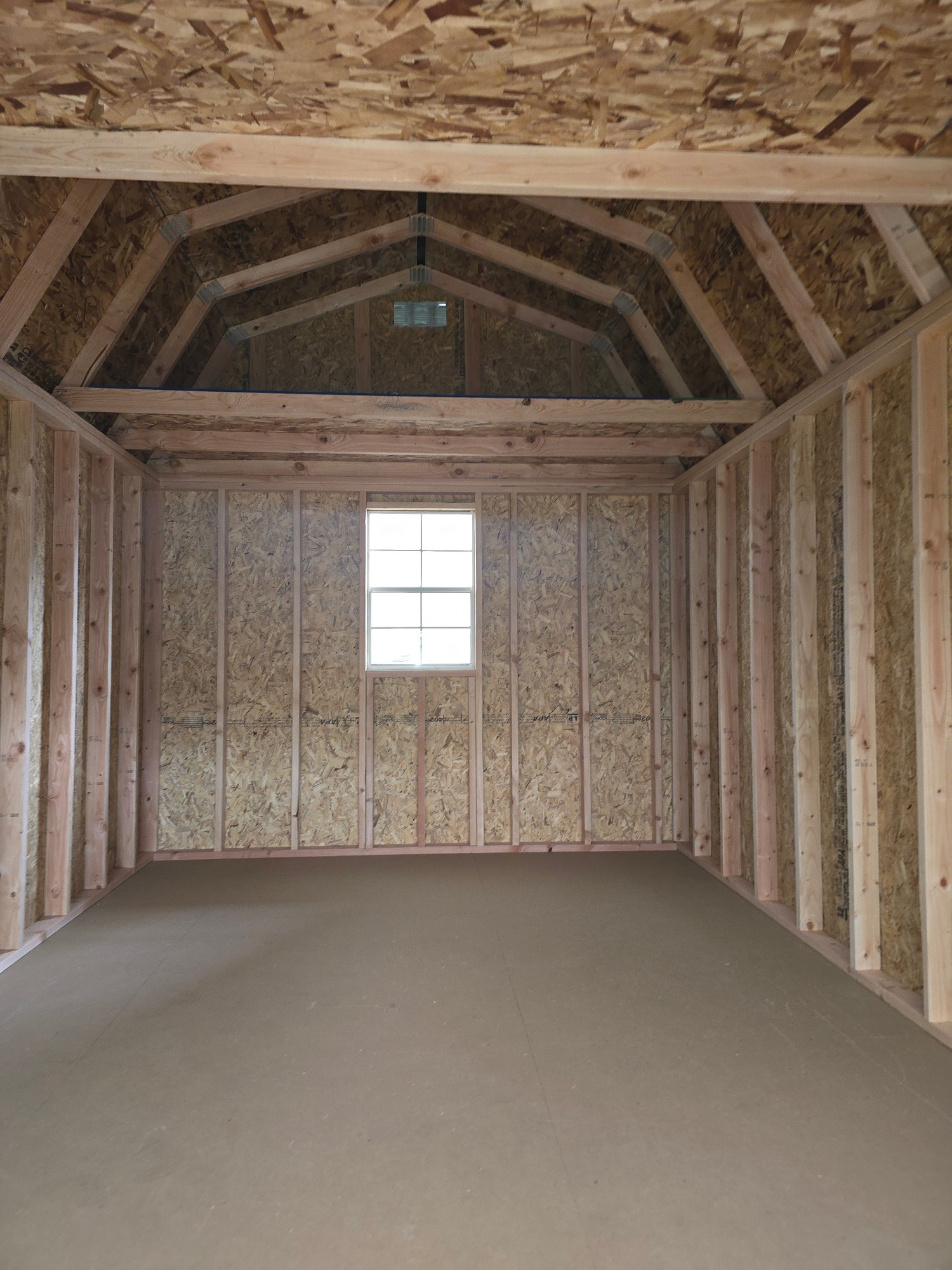 Lofted Barn 8' Garage - 10x16 image 8