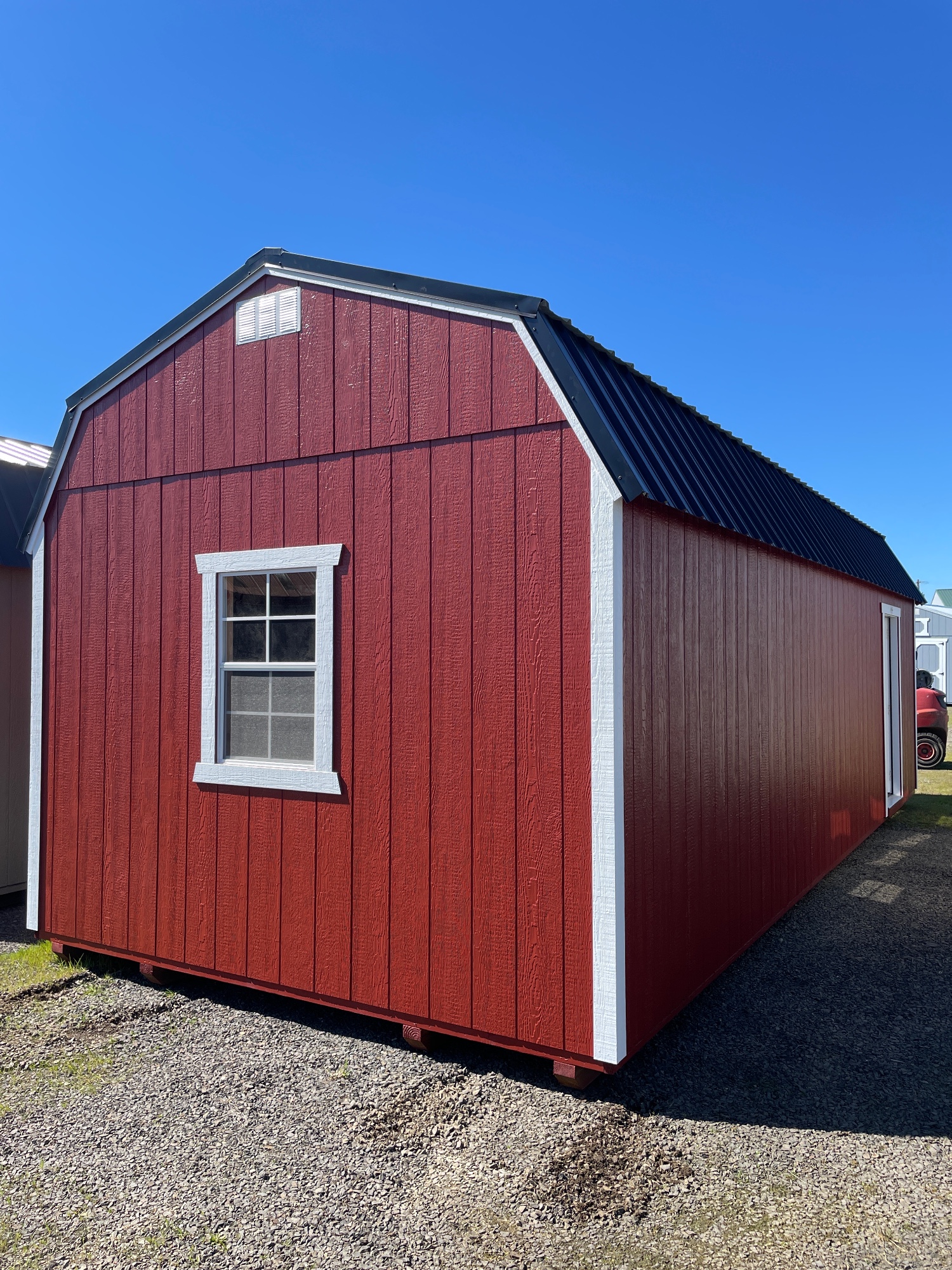 Lofted Barn Garage - 12x28 image 3