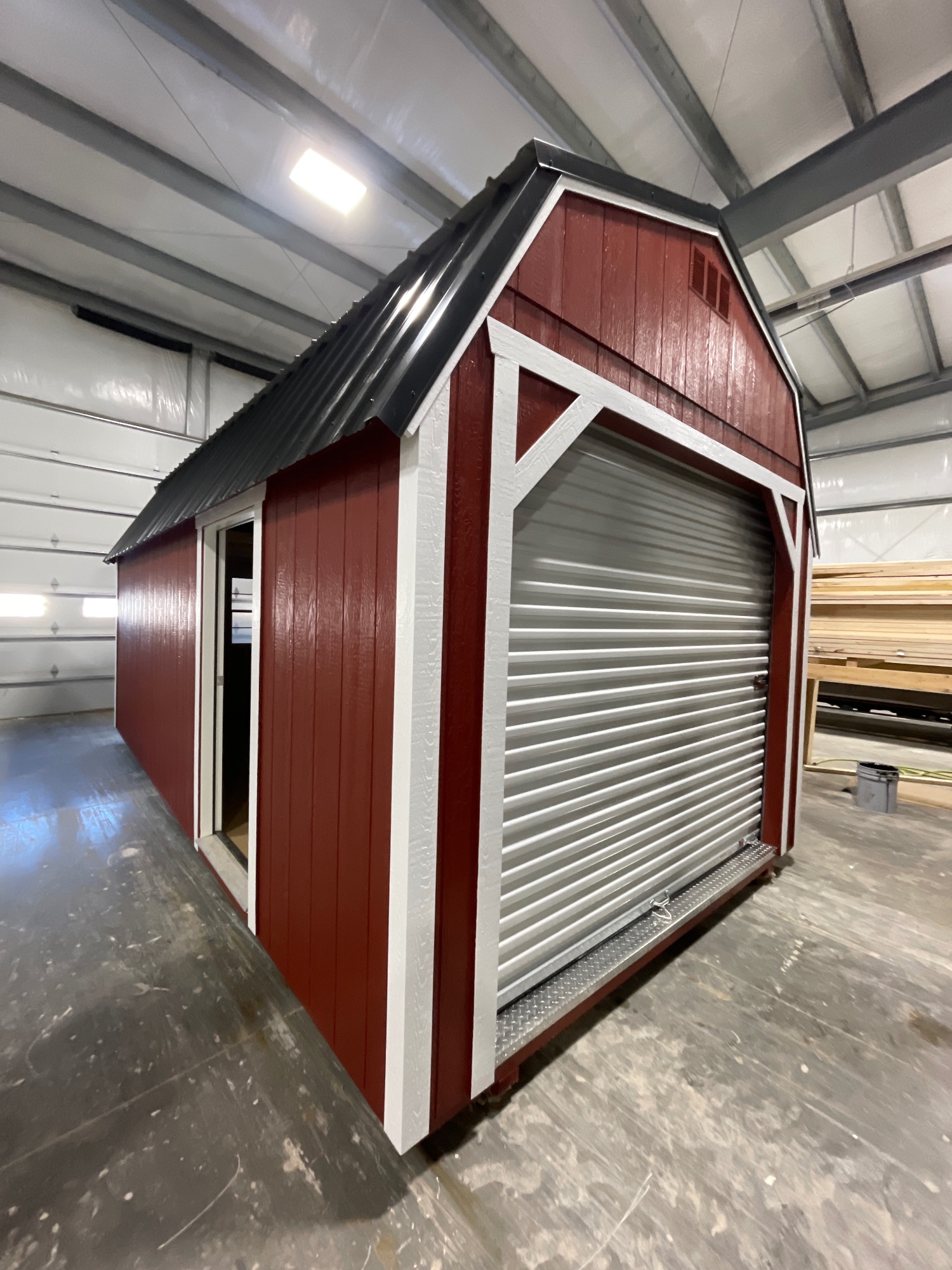 Lofted Barn 8' Garage - 10x20