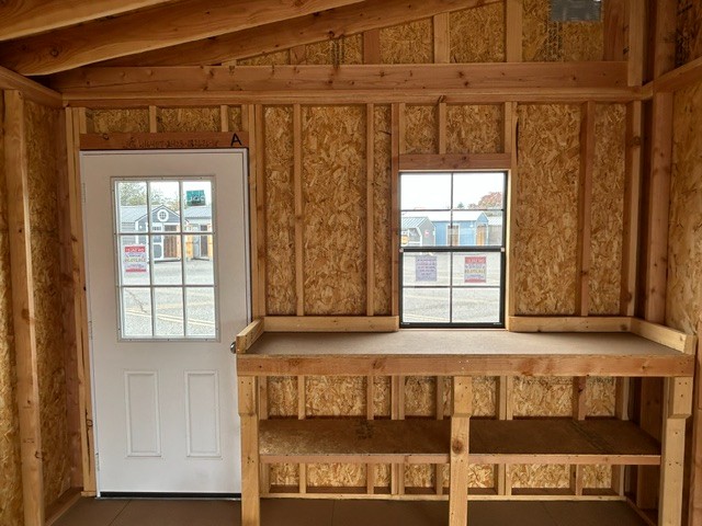 Double Wide Utility 9' Double Wide Garage - 24x28 image 3
