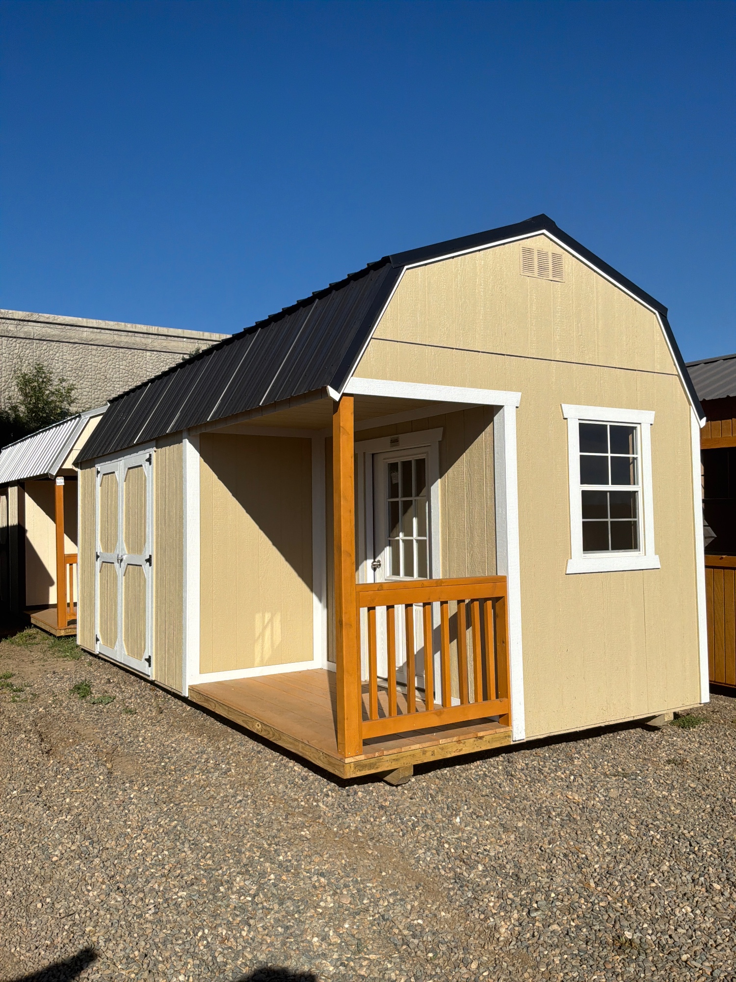 Lofted Barn Side Porch - 10x20