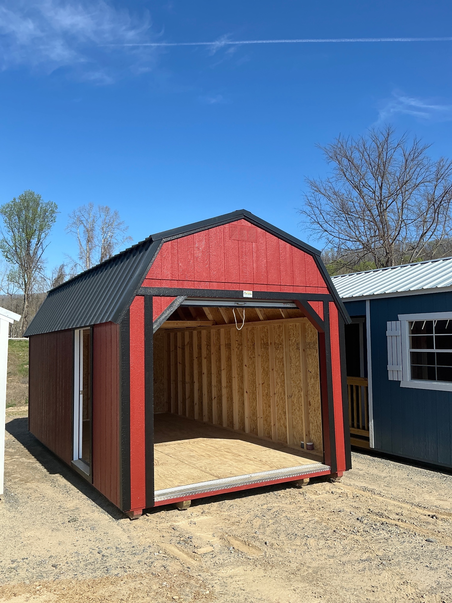 Lofted Barn 8' Garage - 10x20