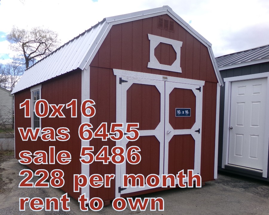 Lofted Barn - 10x16
