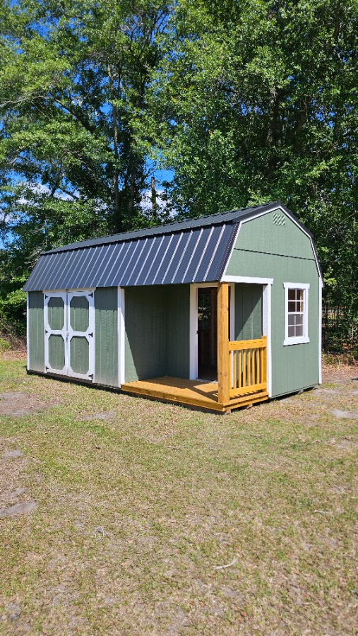 Lofted Barn Side Porch - 10x20