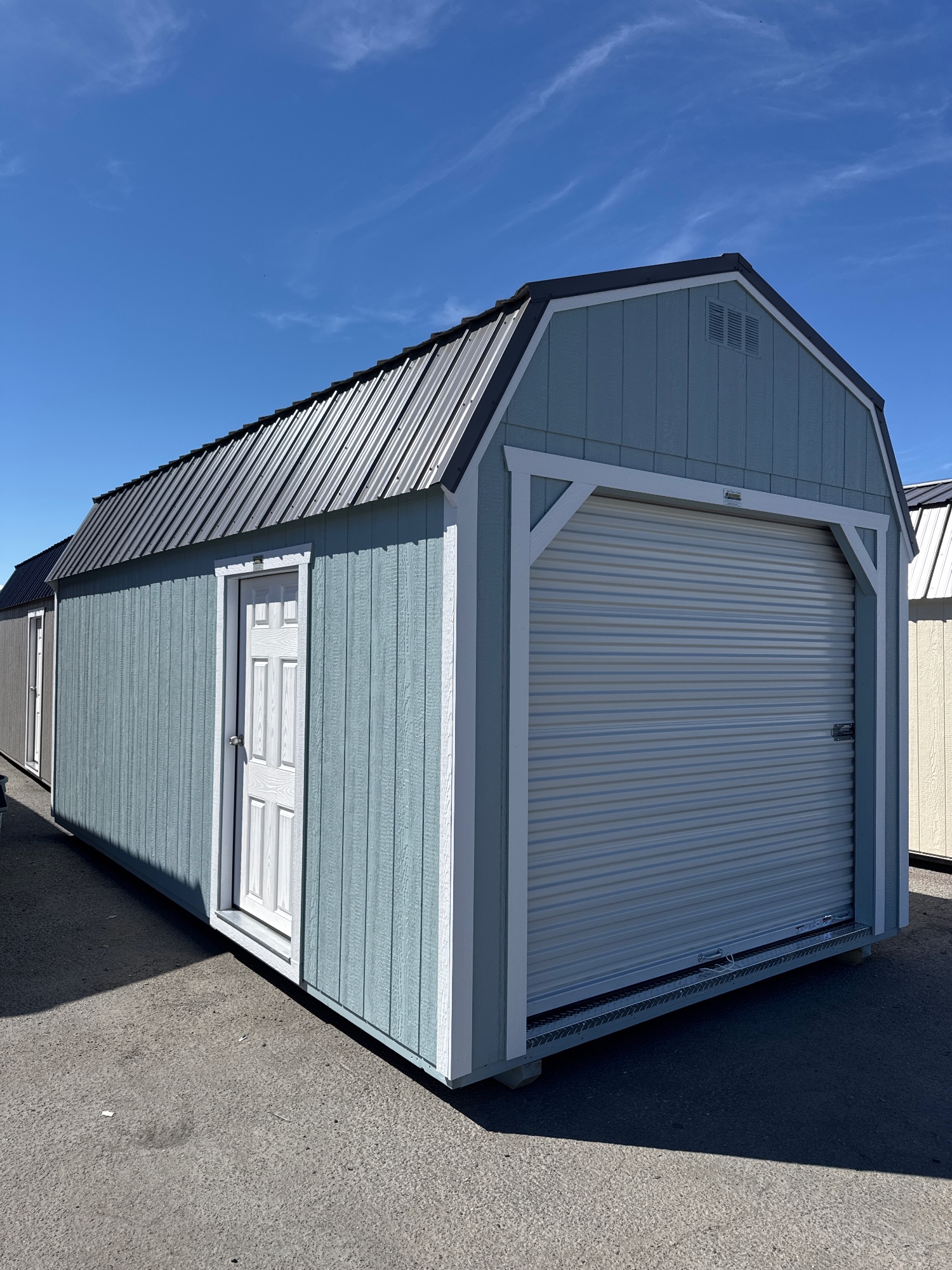 Lofted Barn 8' Garage - 10x20