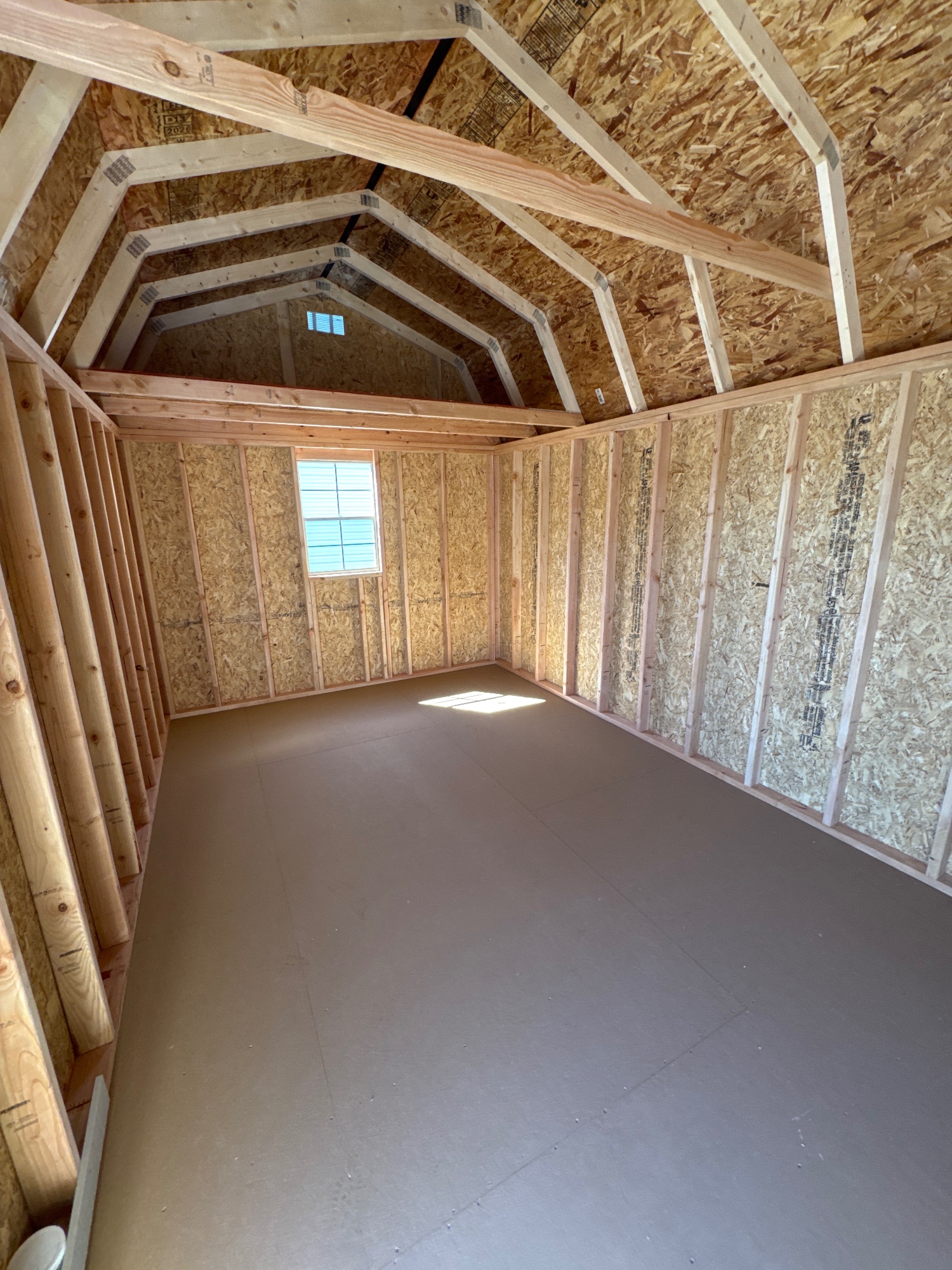 Lofted Barn 8' Garage - 10x20 image 4