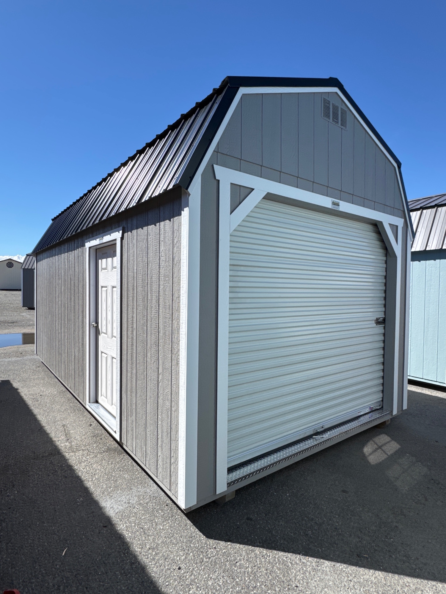 Lofted Barn 8′ Garage – 10×20