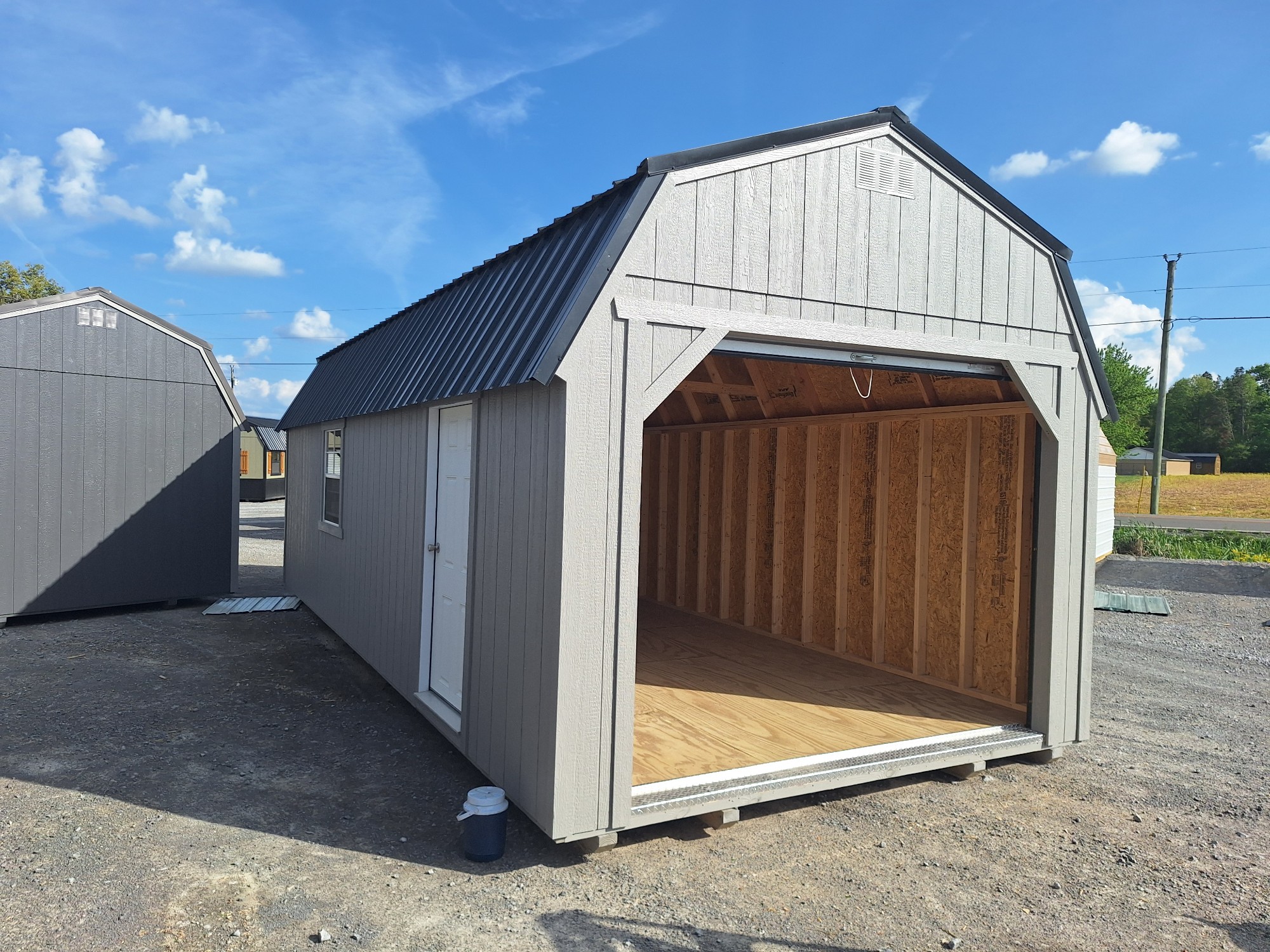 Lofted Barn Garage - 12x28 image 3