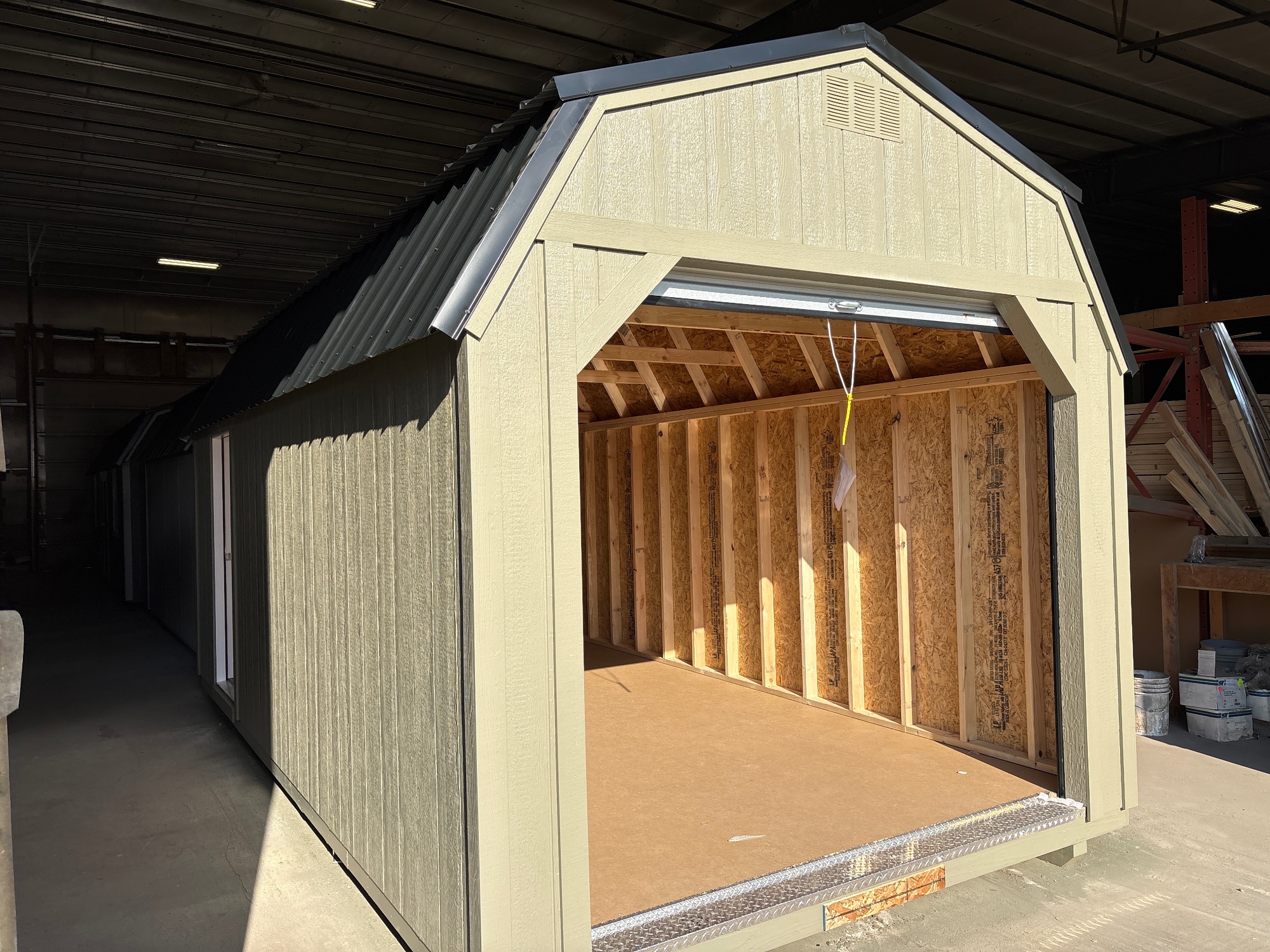 Lofted Barn 8' Garage - 10x20