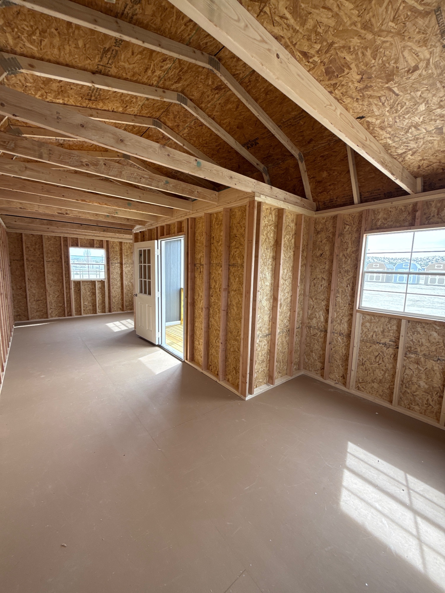Lofted Barn Center Porch - 12x28 image 4