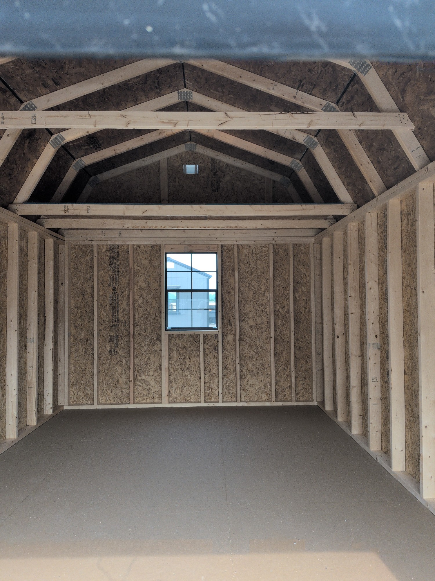 Lofted Barn 8' Garage - 10x16