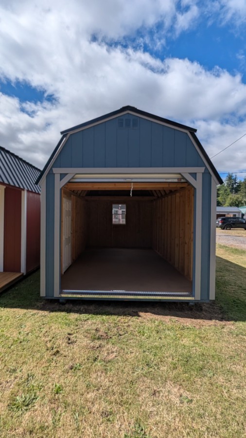 Lofted Barn 8' Garage - 10x20 image 2