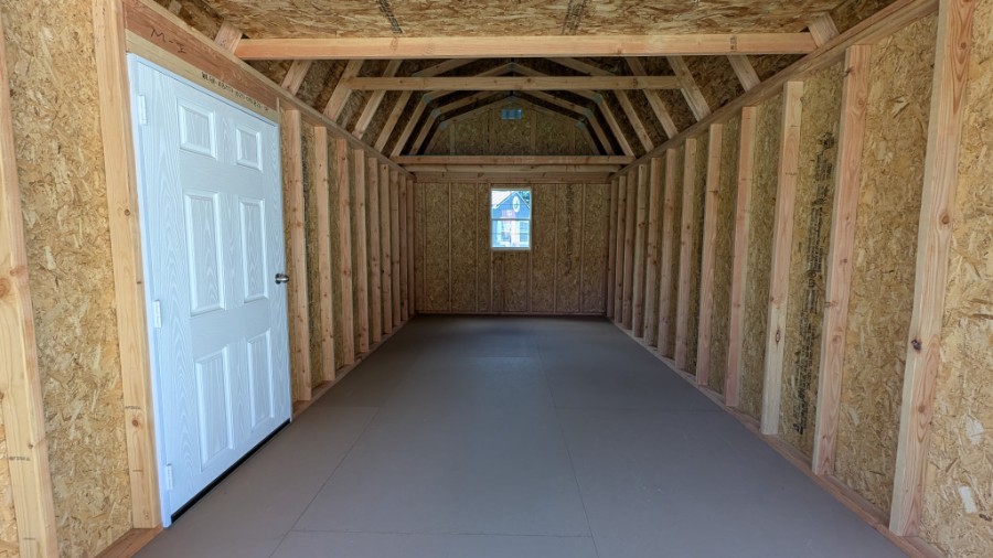 Lofted Barn 8' Garage - 10x20 image 3
