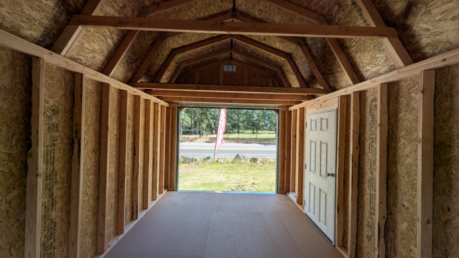 Lofted Barn 8' Garage - 10x20 image 5