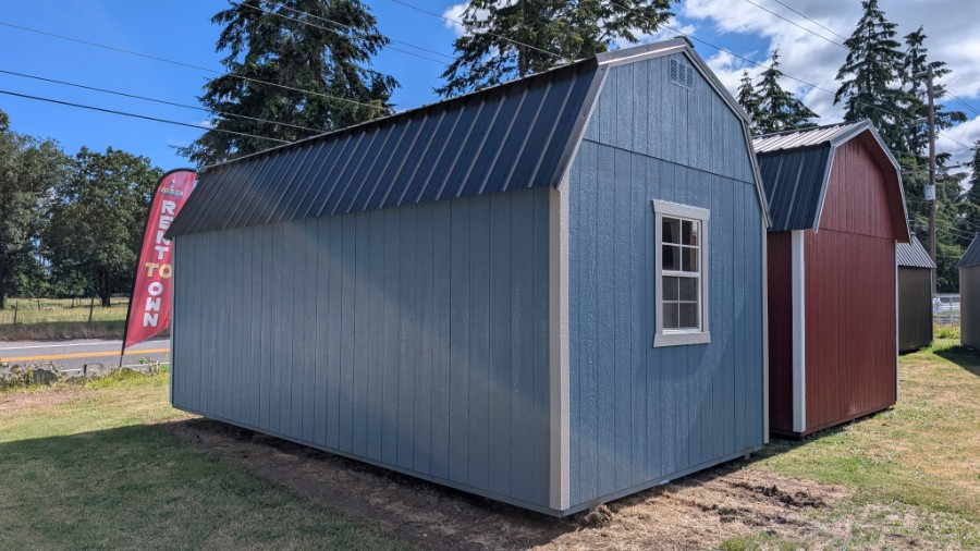 Lofted Barn 8' Garage - 10x20 image 7
