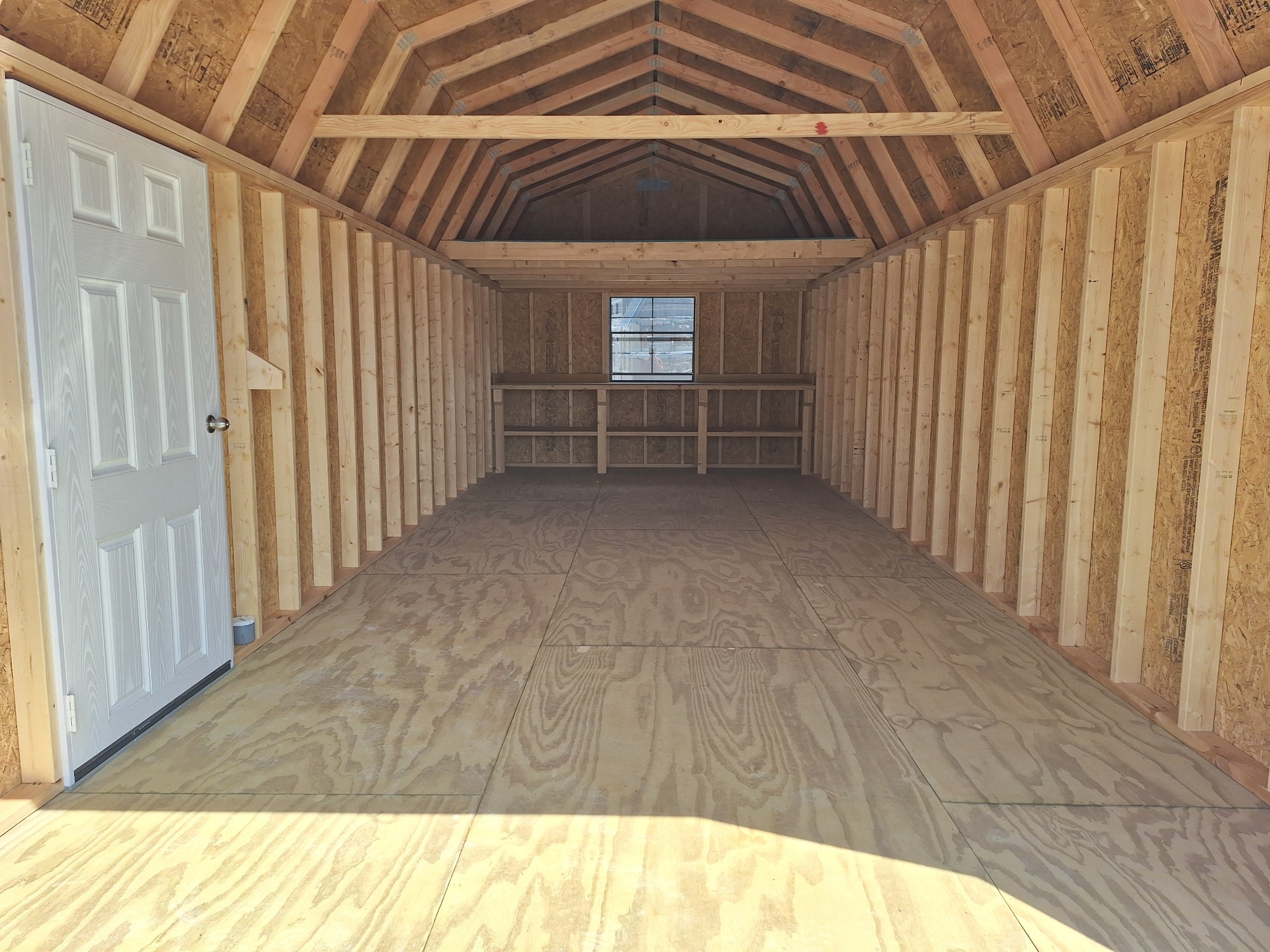 Lofted Barn Garage - 12x28 ( #38) image 4