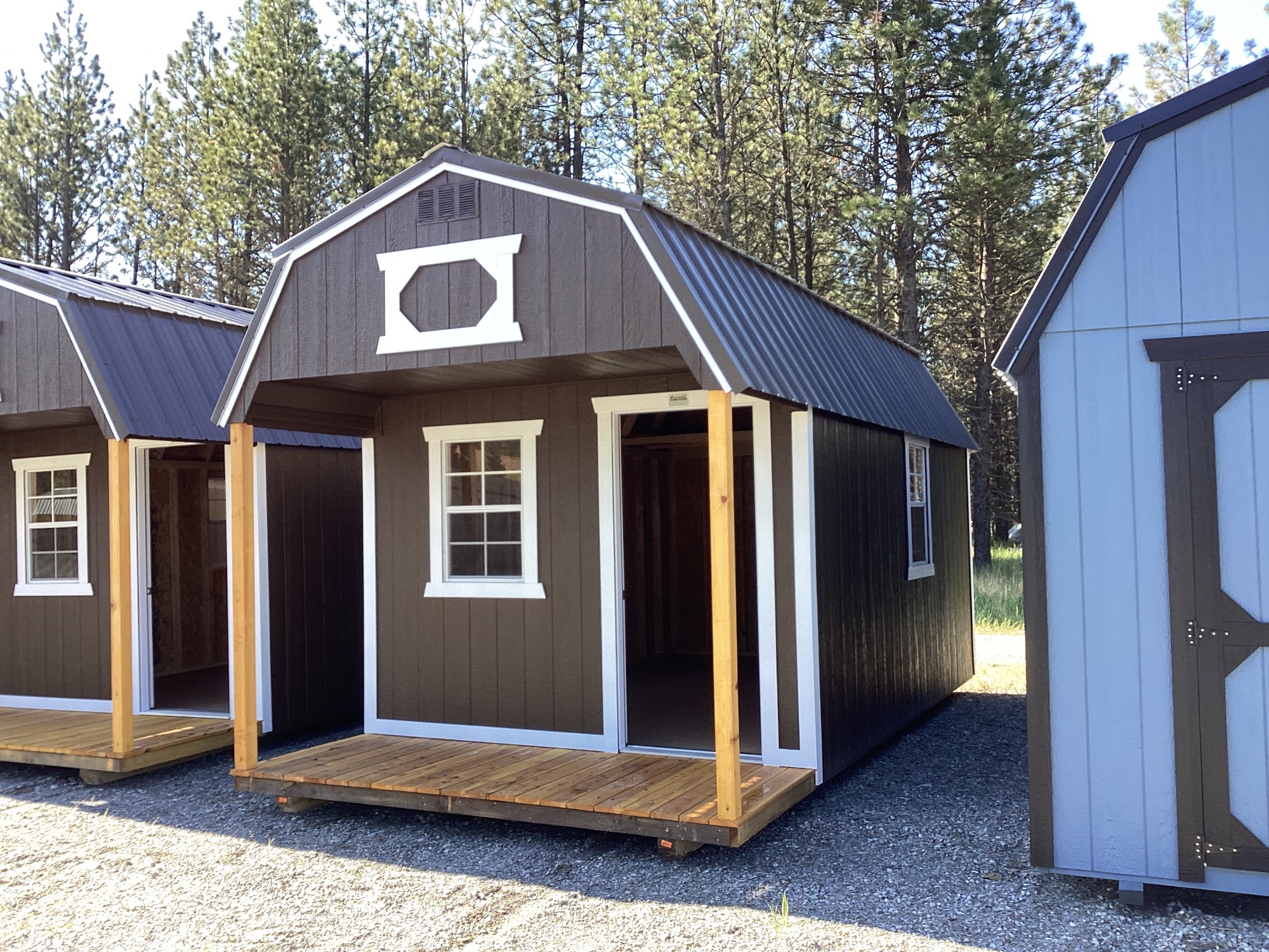 Lofted Barn Playhouse - 10x20 w/ Porch, 2 Lofts! image 14