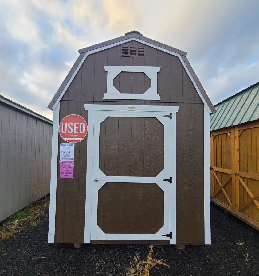 USED Lofted Barn - 8x12- 2 Lofts! 2 Windows! $3650 SALE!