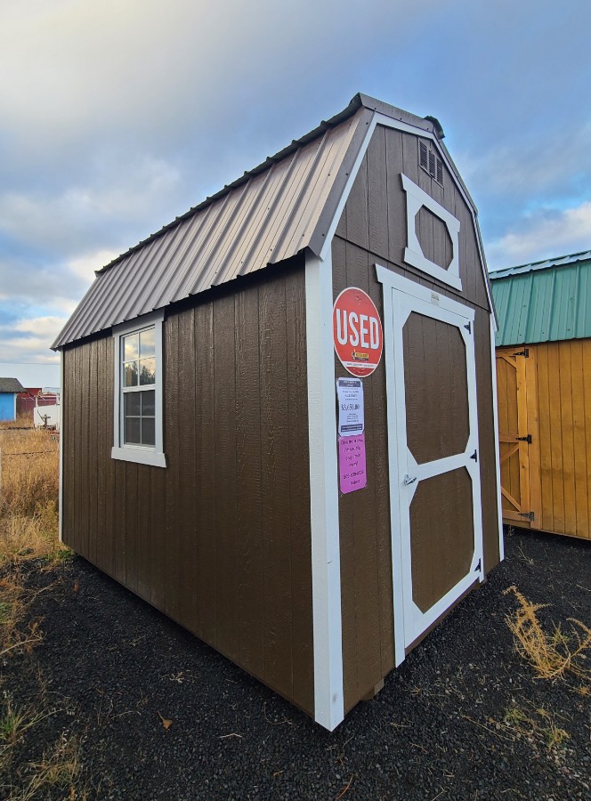 USED Lofted Barn - 8x12- 2 Lofts! 2 Windows! $3650 SALE! image 2
