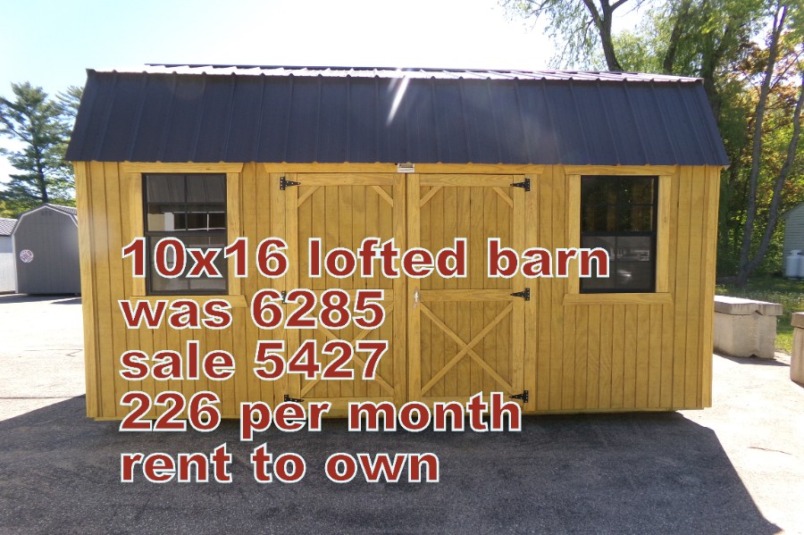 Lofted Barn - 10x16