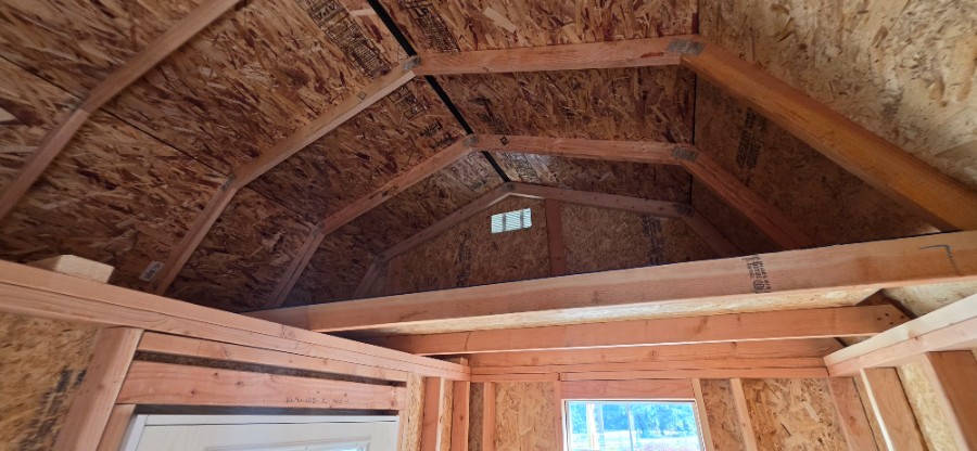 Lofted Barn Side Porch - 10x20 image 10