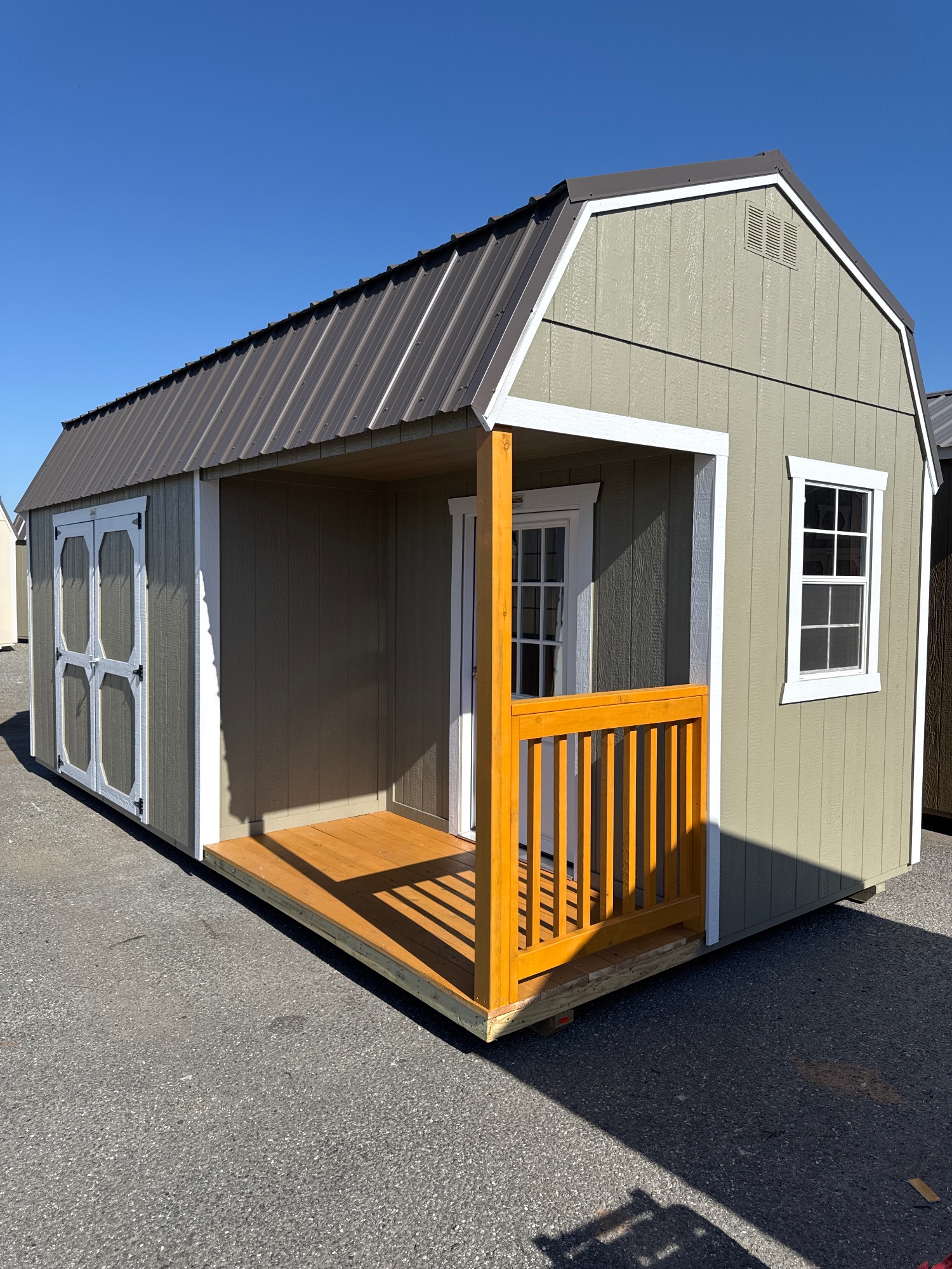 Lofted Barn Side Porch - 10x20