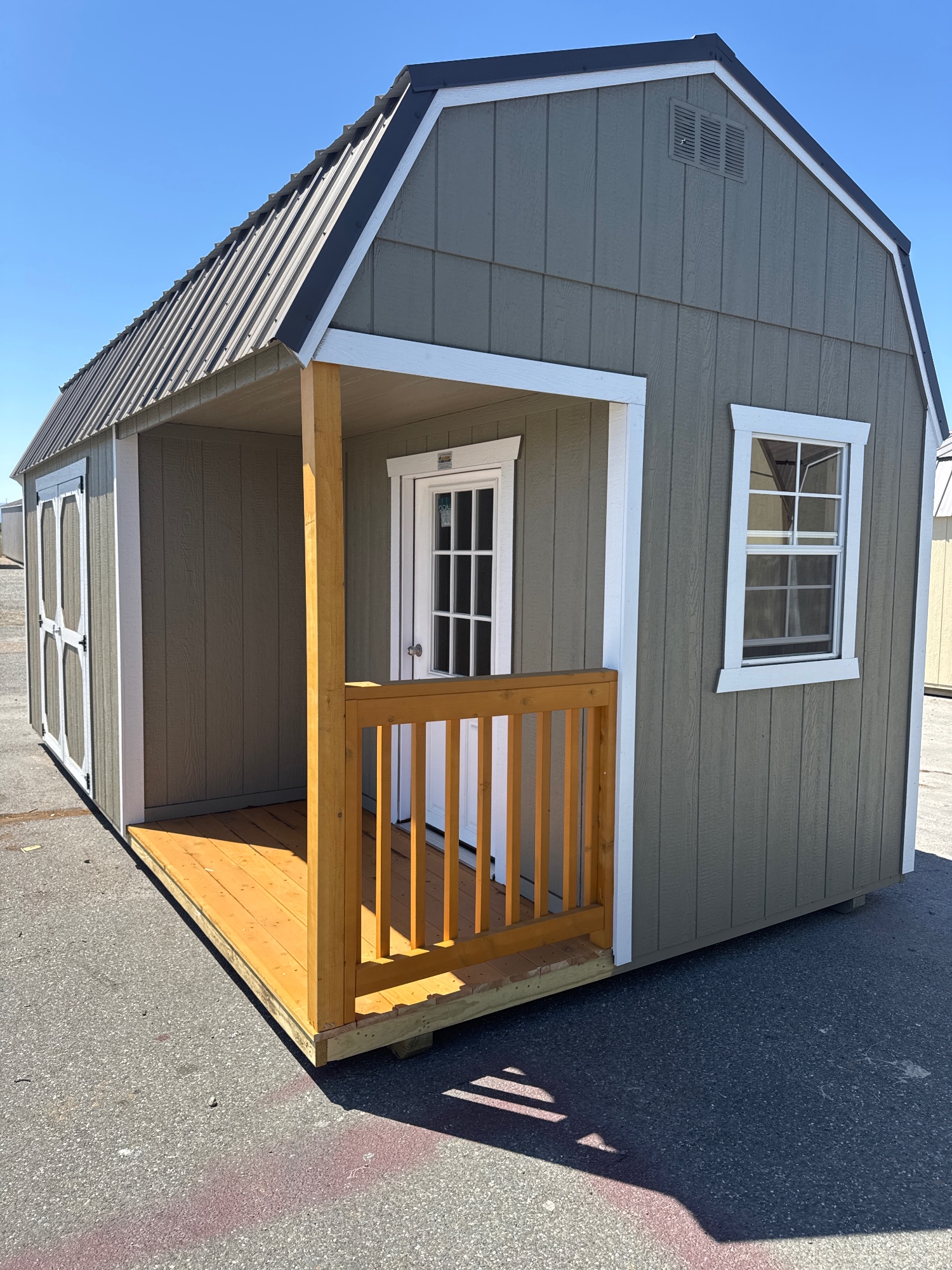 Lofted Barn Side Porch - 10x20