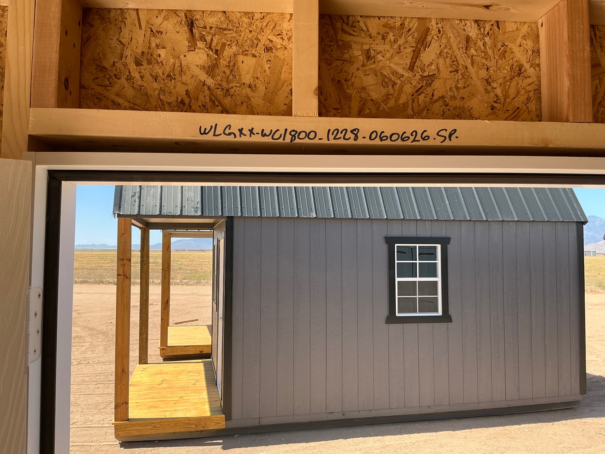 Lofted Barn Garage - 12x28 image 3