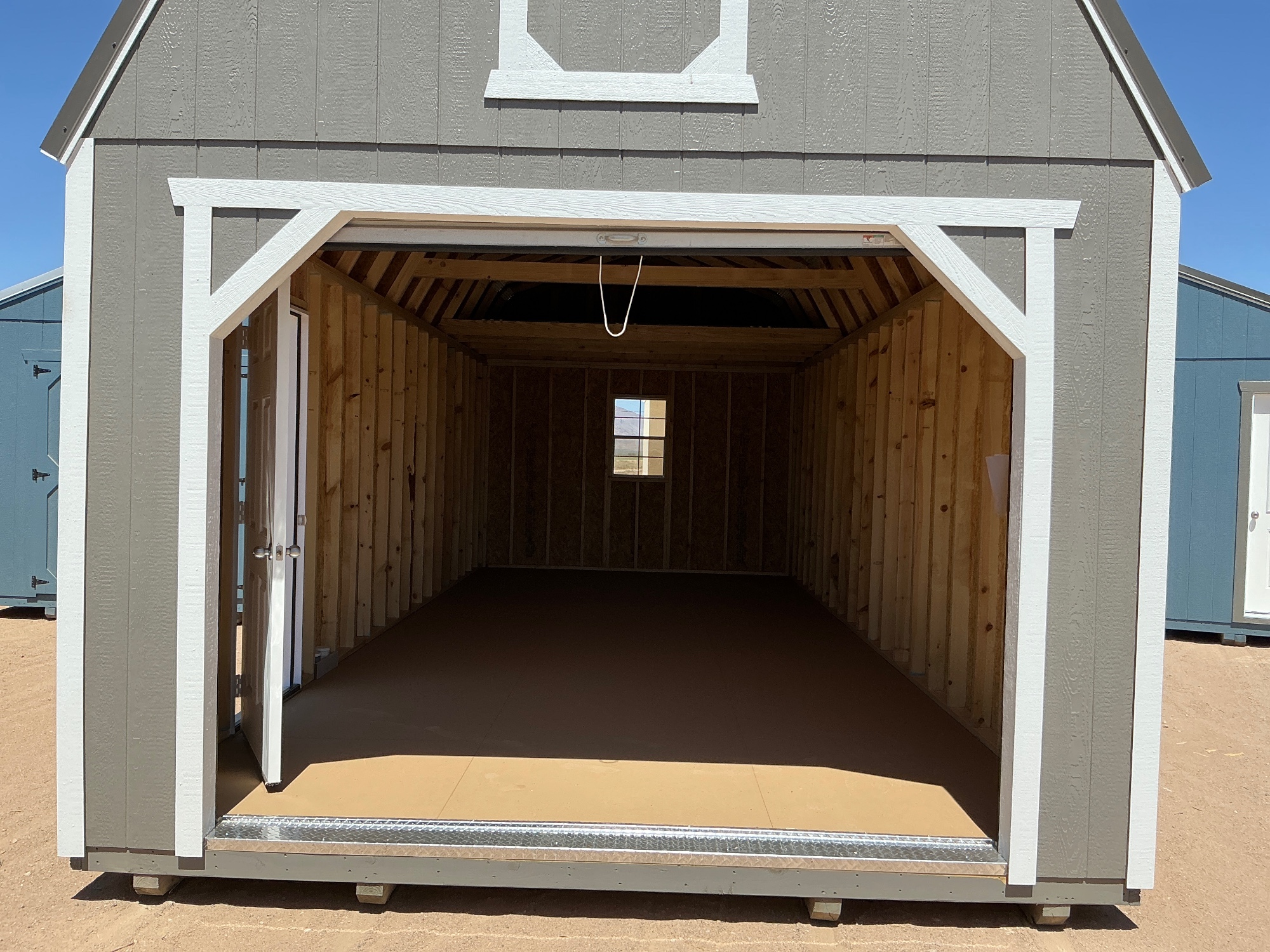 Lofted Barn Garage - 12x28 image 4