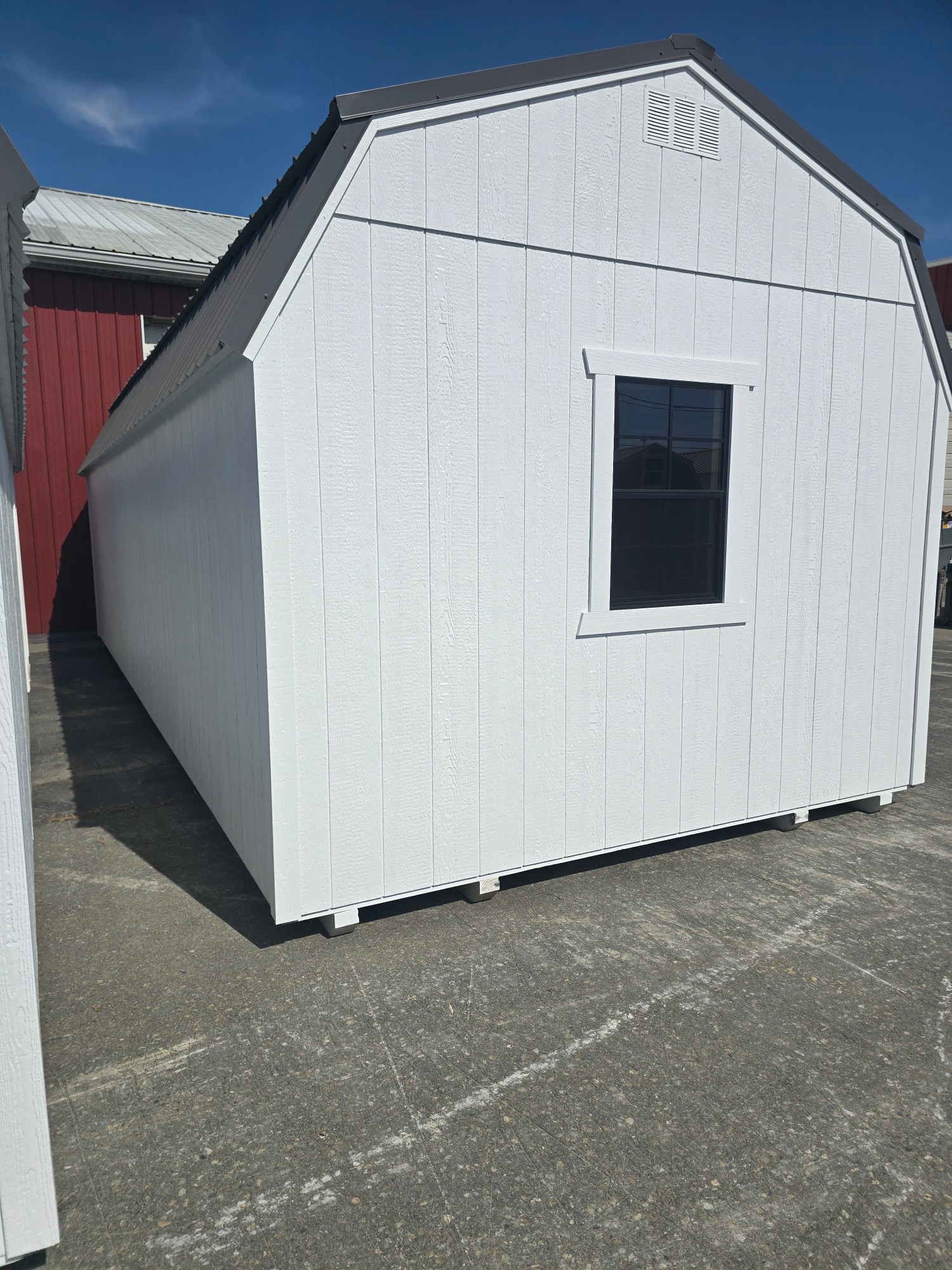 Lofted Barn Garage - 12x28 image 2