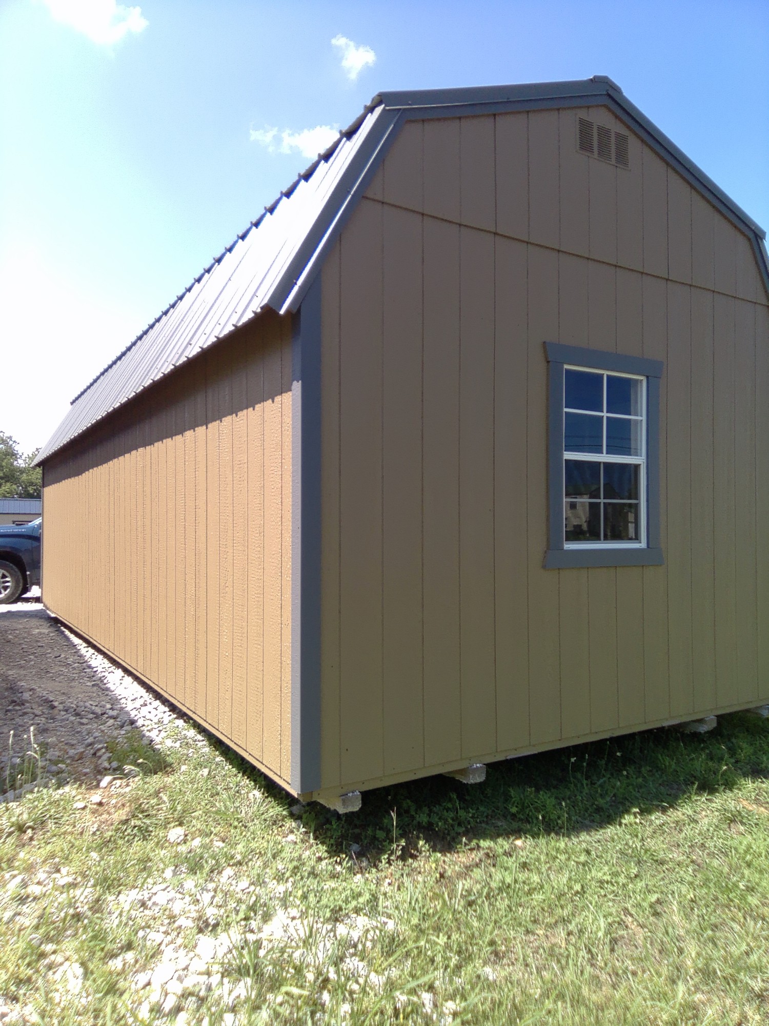 Lofted Barn Garage - 12x28 image 2