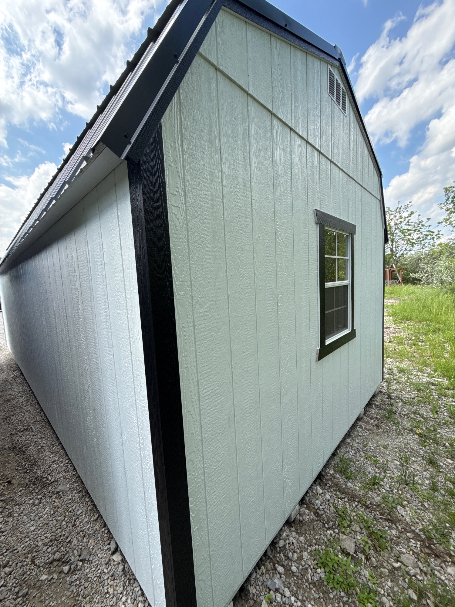 Lofted Barn Garage - 12x28 image 2