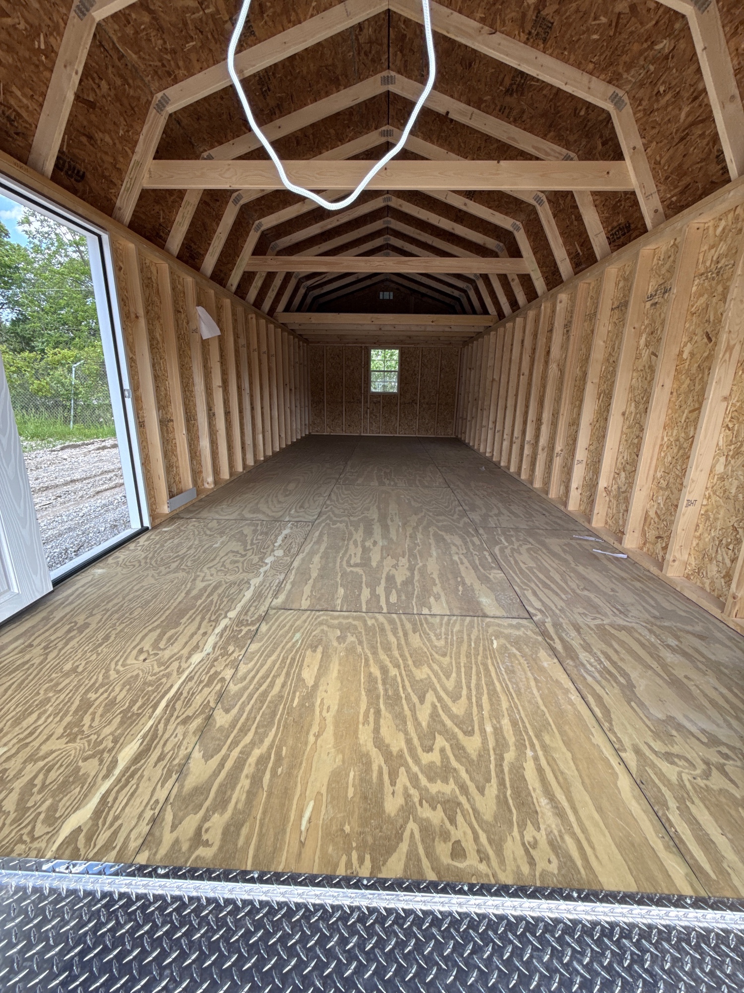 Lofted Barn Garage - 12x28 image 4