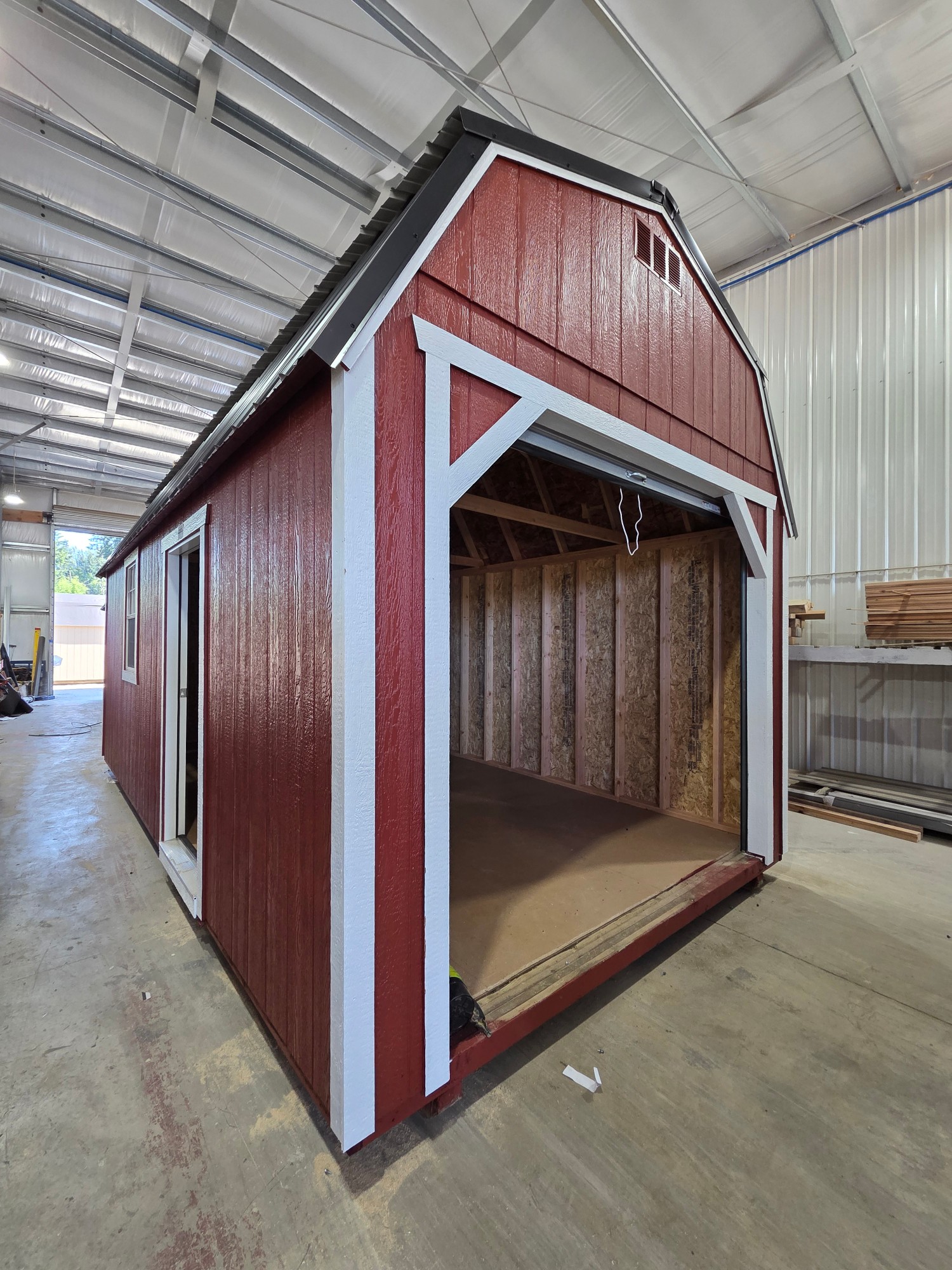 Lofted Barn 8' Garage - 10x20