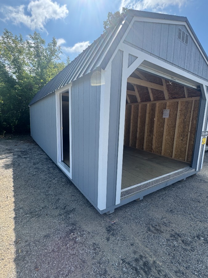 Lofted Barn Garage - 12x28 image 3