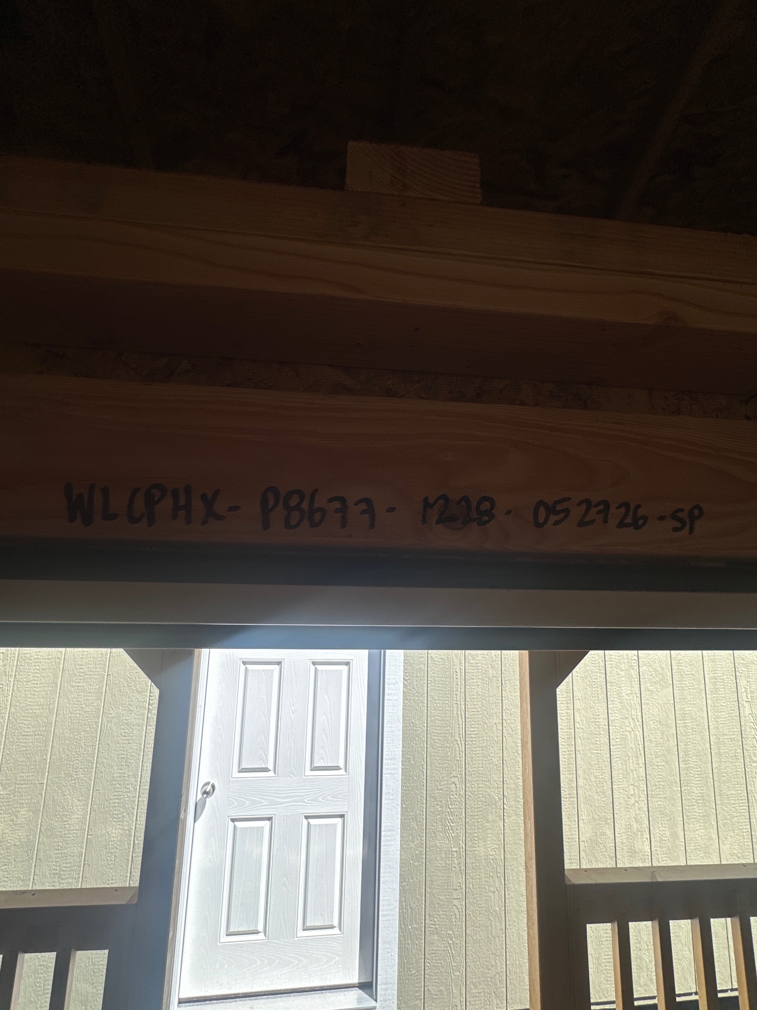 Lofted Barn Center Porch - 12x28 image 3