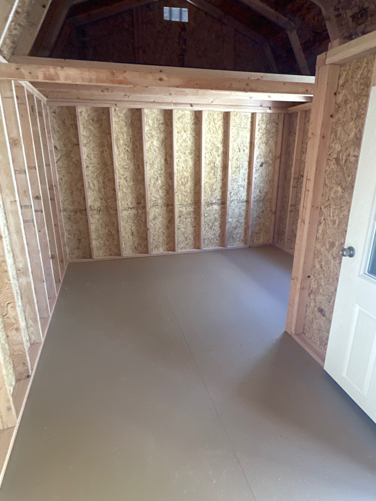 Lofted Barn Center Porch - 12x28 image 4