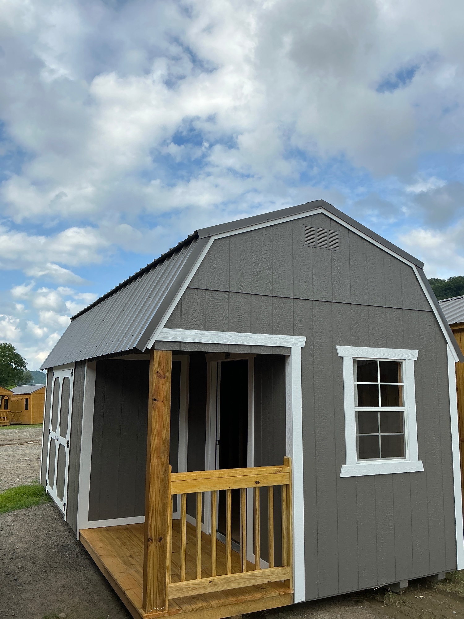 Lofted Barn Side Porch - 10x20