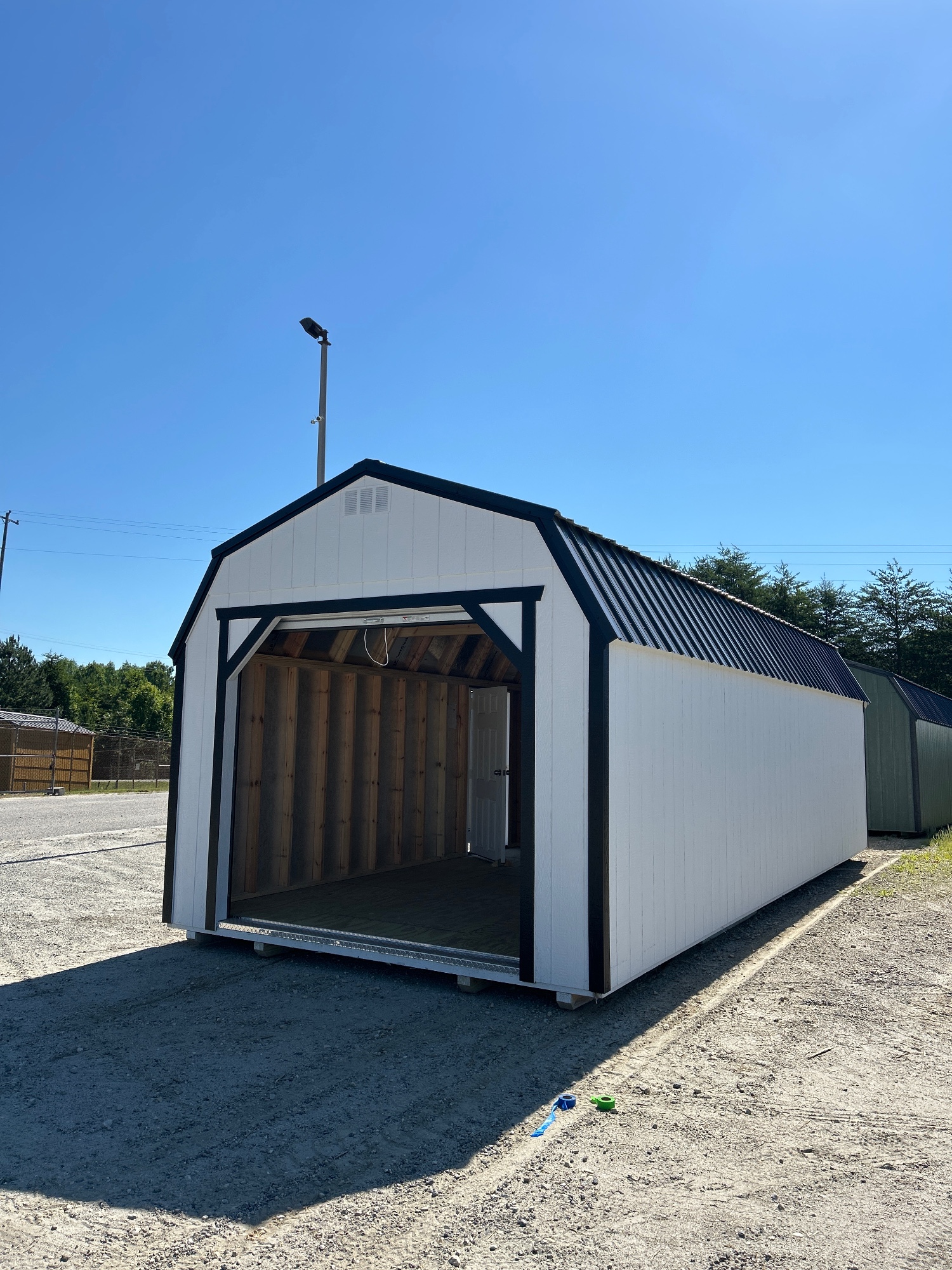 Lofted Barn 8' Garage - 12x30