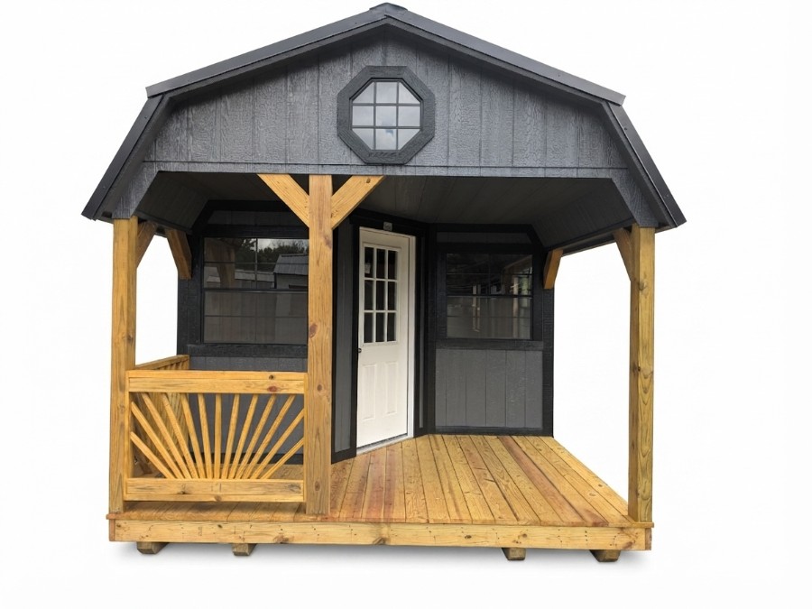 Lofted Barn Deluxe Playhouse - 12x28 (In Stock) image 2