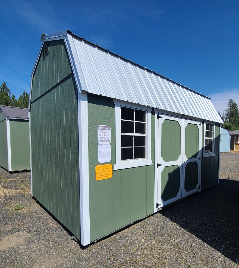 Lofted Barn - 10x16, 2 Lofts! 2 Windows!