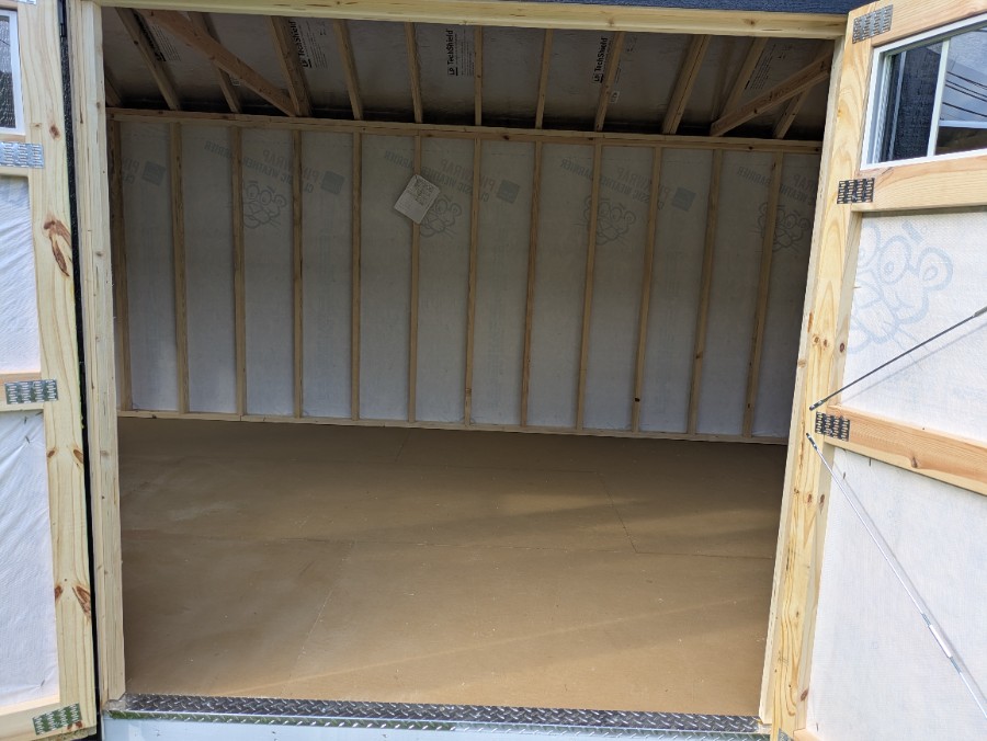Utility Side Porch - 12x28 (In Stock) image 6